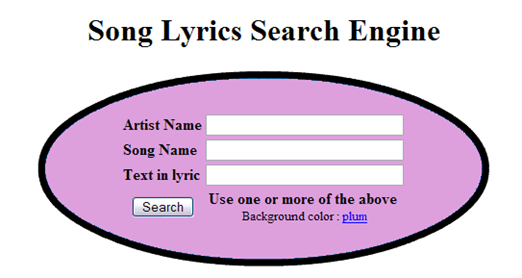 song by lyrics