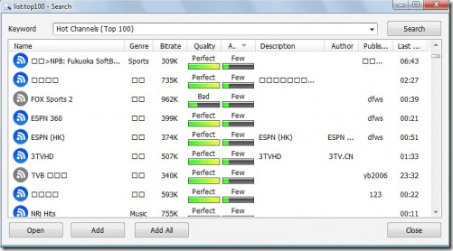 stream tv channels