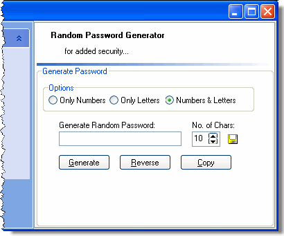 Omziff Random Password Generator