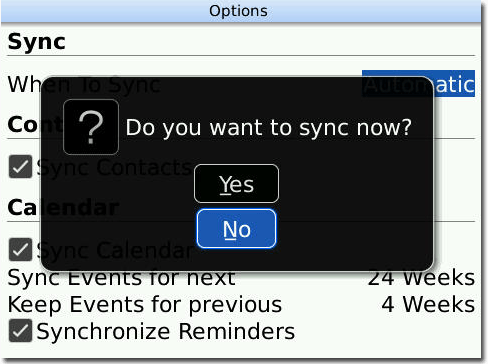 Sync now.