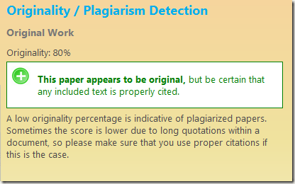 plagiarism