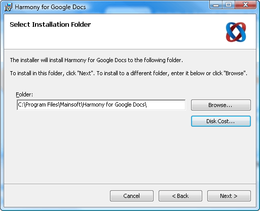 installation folder