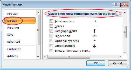 Learn How to Show Formatting Marks in Word