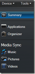 Device Menu