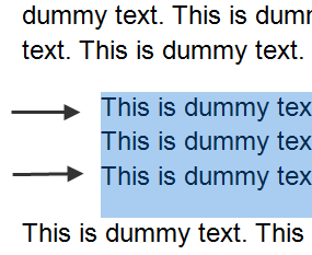 After Indenting