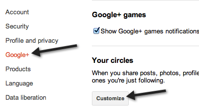 customize your circles