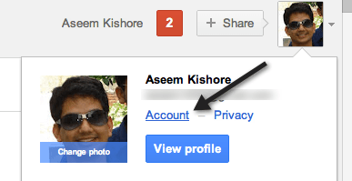 google plus account