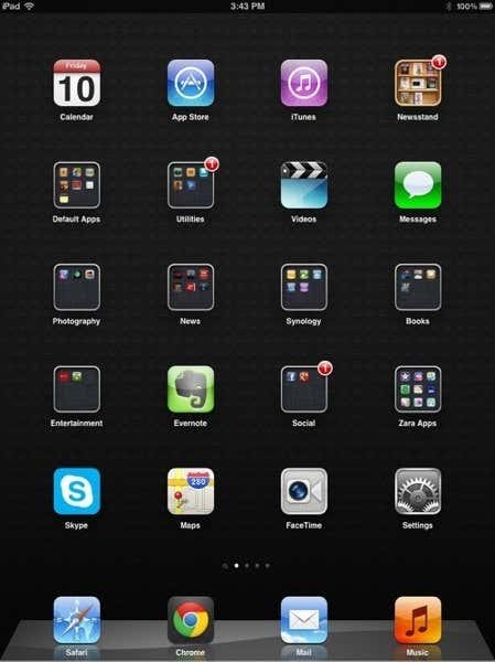 Ipad folders