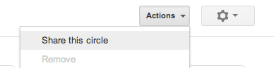 share this circle