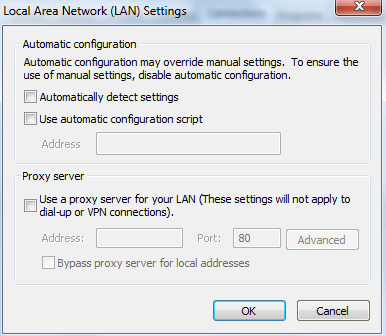 auto detect settings