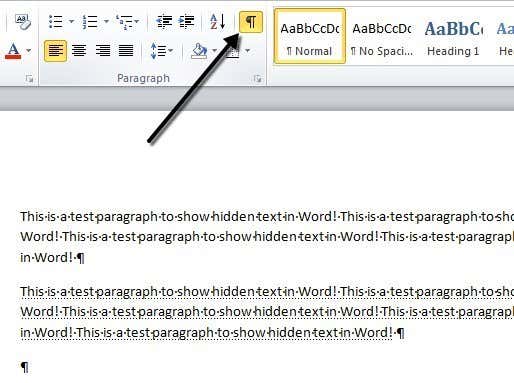 How To Show Or Hide Paragraph Marks In Word Documents Riset