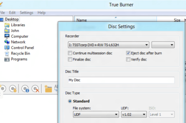 instal True Burner Pro 9.5 free