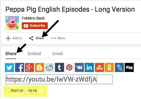 How to Specify a Starting Point for YouTube Videos - 36