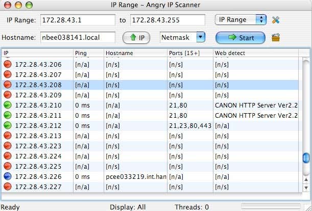 instaling iNet Network Scanner