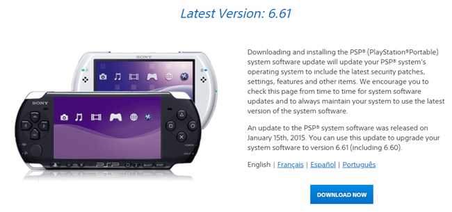 sony psp 6.61