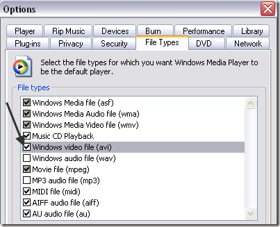 Can t Play AVI Files in Window Media Player  - 59