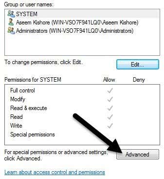 How to Set File and Folder Permissions in Windows - 10