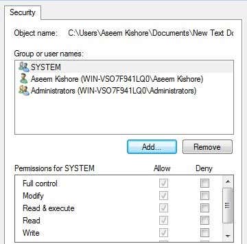 How to Set File and Folder Permissions in Windows - 29