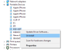 hard drive not showing up in device manager