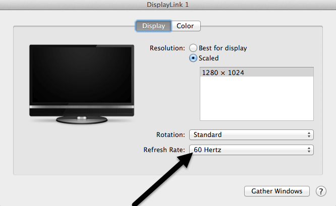connect macbook to monitor blinking