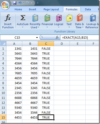 find-out-if-two-cells-in-excel-contain-exactly-the-same-number-values