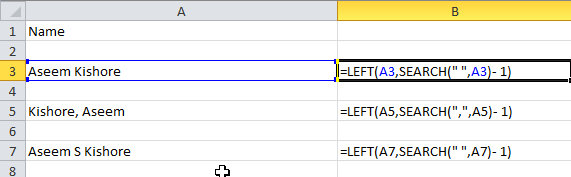 How to Remove Initials from Name in Excel 