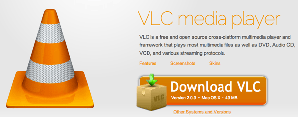 does vlc media player have a library