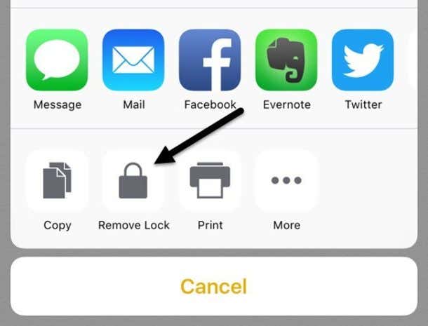 How to Lock a Note with a Password or Touch ID in iOS