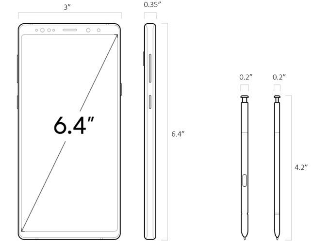 samsung note 9 tech specs