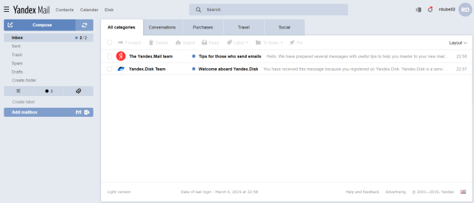 Yandex Mail image - yandex-mail