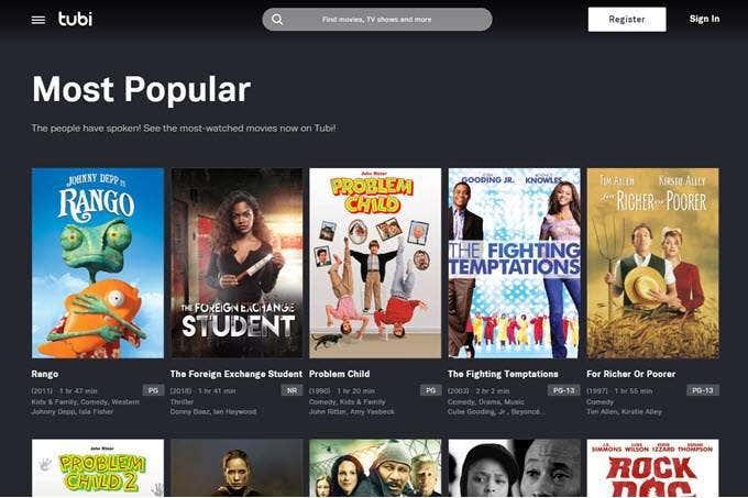 5 Best Websites for Streaming Free and Legal Movies - 21