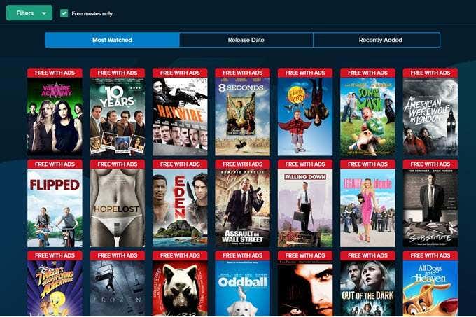 5 Best Websites for Streaming Free and Legal Movies - 36