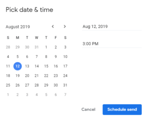 mailplane ability to schedule emails