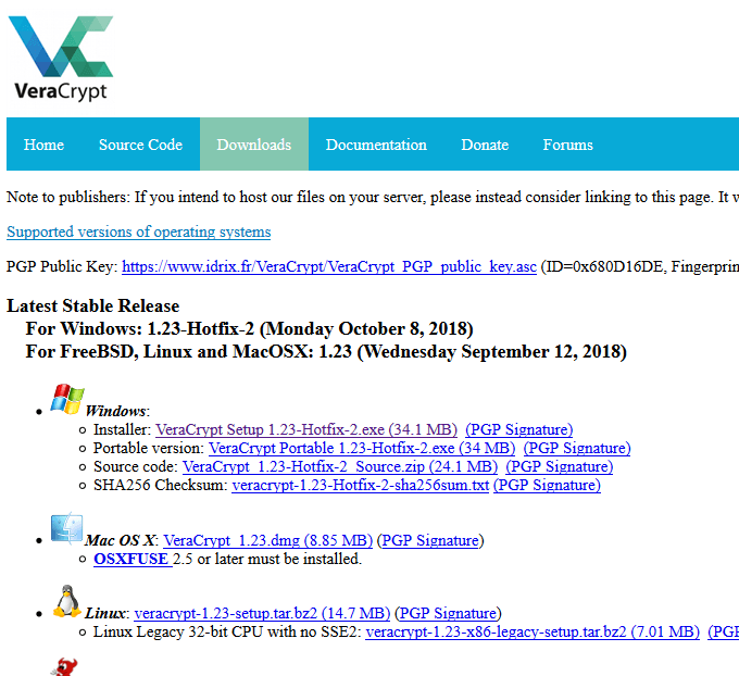 dmg vs pgp signature meaning