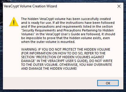 How To Add a Hidden Area Inside An Encrypted VeraCrypt Volume - 44