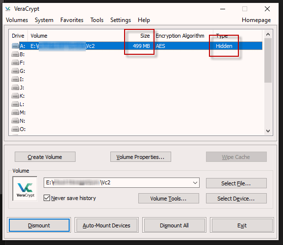 How To Add a Hidden Area Inside An Encrypted VeraCrypt Volume - 36