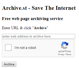 The 3 Best Sites To Use For Archiving Webpages