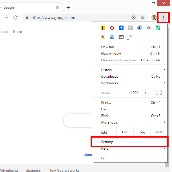 Chrome image - chrome-menu