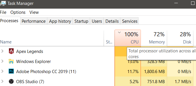 how to lower cpu usage while playing games