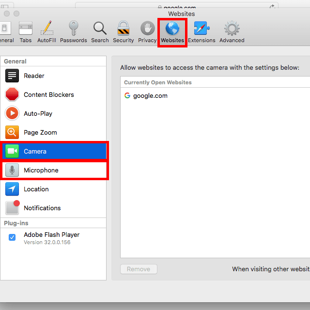 mac chrome switching permissions for webcam automatically