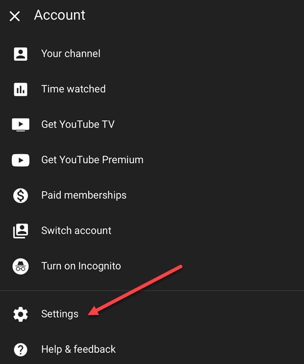 Restrict HD Streaming on Mobile image - youtube settings