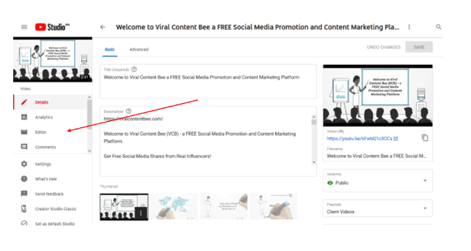 How To Edit a YouTube Video Without Losing The Link Or Stats image 3 - Classic-Editor