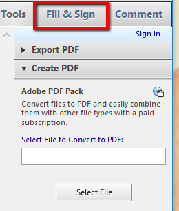 fill and sign pdf free