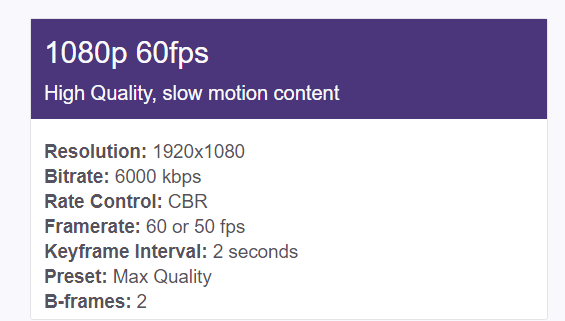 How To Choose a Bitrate For Twitch   YouTube Streaming - 2
