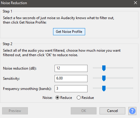 Make Your Voice Sound Professional With These Quick Audacity Tips image 9 - noise-profile-audacity