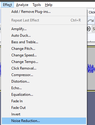 Make Your Voice Sound Professional With These Quick Audacity Tips image 8 - noise-reduction