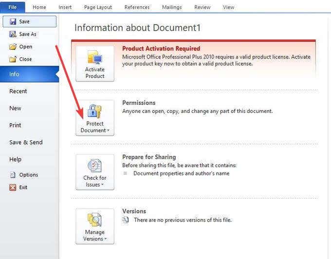 How To Password Protect Word   PDF Documents - 24