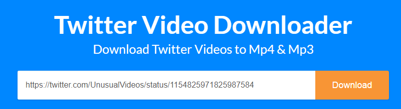 Download Twitter Videos image 2 - savetweetvid-home-page