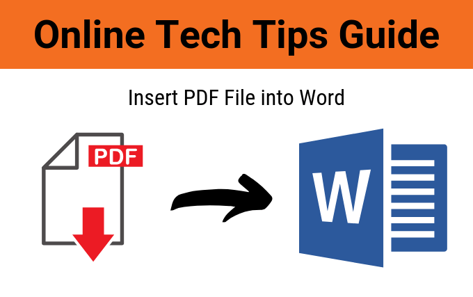 How to Insert a PDF File into a Word Document - 22