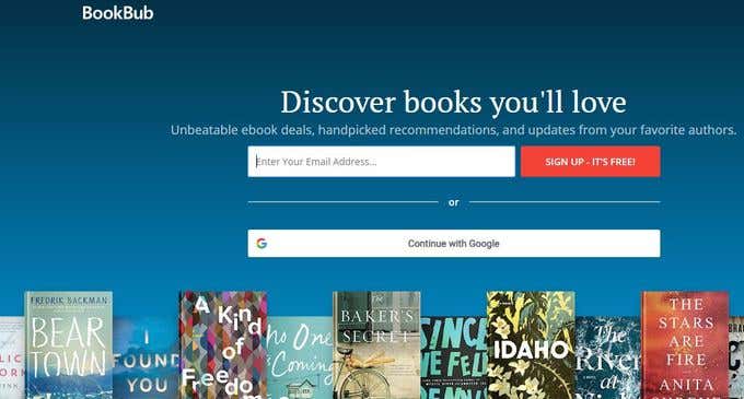 BookBub image - best-sites-read-books-free-bookbub